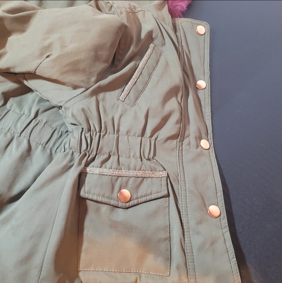 FNF girls winter coat with detached pink vest size 2 yrs - Picture 5 of 13